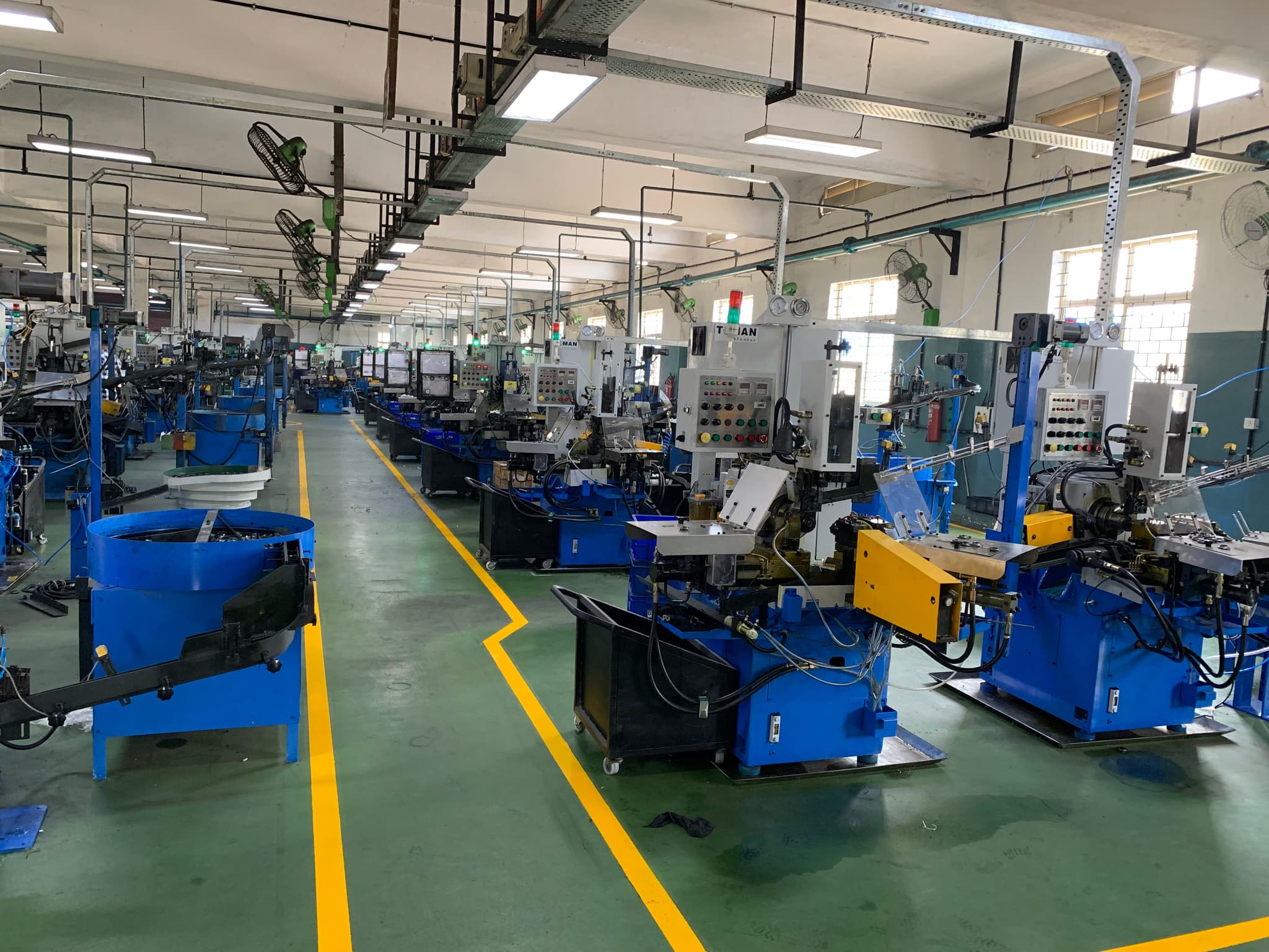 The precision bearing manufacturing shop floor and automated machining line at Aashita Enterprises
